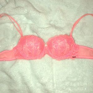 Pink bra
